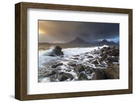 United Kingdom, Uk, Scotland, Inner Hebrides, Elgol Beach in All its Drama-Fortunato Gatto-Framed Photographic Print