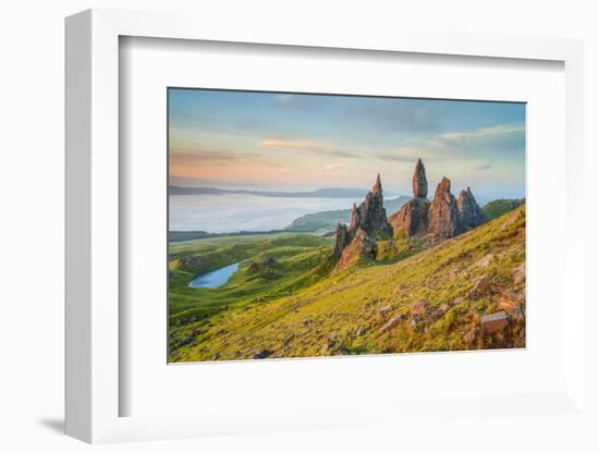 United Kingdom, Uk, Scotland, Inner Hebrides, Isle of Skye, Old Man of Storr-Fortunato Gatto-Framed Photographic Print