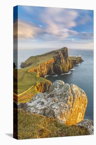 United Kingdom, Uk, Scotland, Inner Hebrides, the Cliffs of Neist Point-Fortunato Gatto-Stretched Canvas