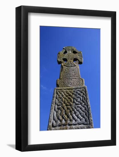 United Kingdom, Wales, Carew. The Carew Cross dates from the 11th century.-Kymri Wilt-Framed Photographic Print