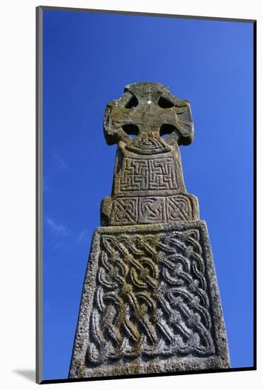 United Kingdom, Wales, Carew. The Carew Cross dates from the 11th century.-Kymri Wilt-Mounted Photographic Print