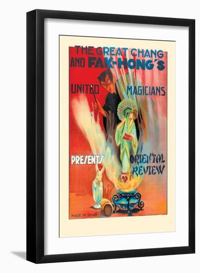 United Magicians Presents: Oriental Review-null-Framed Art Print