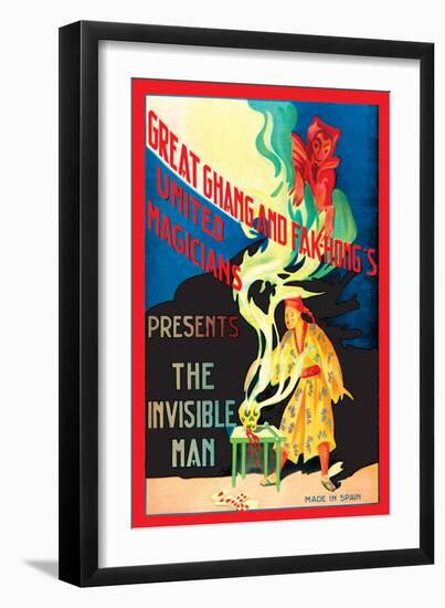 United Magicians Presents: The Invisible Man-null-Framed Art Print