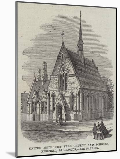 United Methodist Free Church and Schools, Nestfield, Darlington-null-Mounted Giclee Print