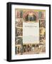 United Mine Worker's Certificate, 1890-null-Framed Giclee Print