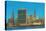 United Nations Building and Skyline, New York City-null-Stretched Canvas