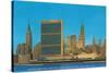 United Nations Building and Skyline, New York City-null-Stretched Canvas