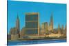 United Nations Building and Skyline, New York City-null-Stretched Canvas