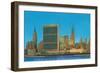 United Nations Building and Skyline, New York City-null-Framed Art Print