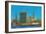 United Nations Building and Skyline, New York City-null-Framed Art Print