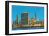 United Nations Building and Skyline, New York City-null-Framed Art Print