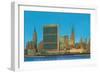 United Nations Building and Skyline, New York City-null-Framed Art Print