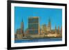 United Nations Building and Skyline, New York City-null-Framed Premium Giclee Print