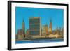 United Nations Building and Skyline, New York City-null-Framed Art Print