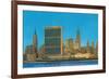 United Nations Building and Skyline, New York City-null-Framed Art Print
