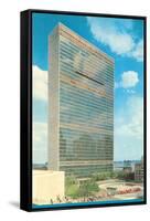 United Nations Building, New York City-null-Framed Stretched Canvas