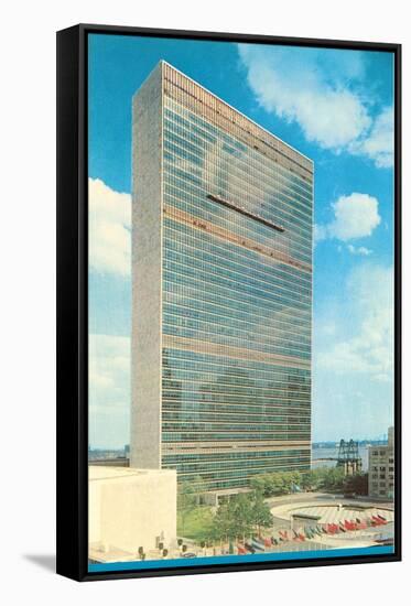 United Nations Building, New York City-null-Framed Stretched Canvas