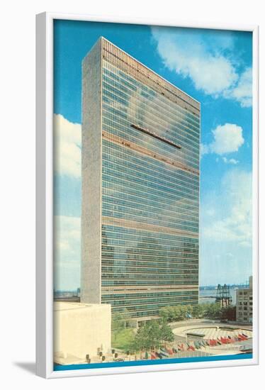 United Nations Building, New York City-null-Framed Art Print