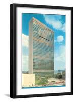United Nations Building, New York City-null-Framed Art Print