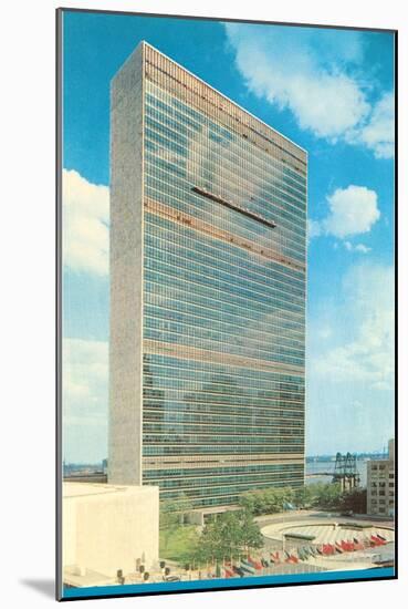 United Nations Building, New York City-null-Mounted Art Print