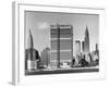 United Nations Building under Construction-null-Framed Photographic Print