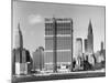 United Nations Building under Construction-null-Mounted Photographic Print