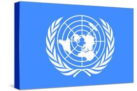 United Nations Flag Poster Print-null-Stretched Canvas