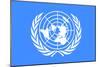 United Nations Flag Poster Print-null-Mounted Poster