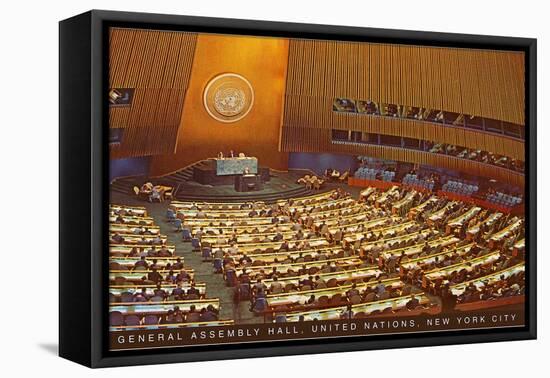 United Nations General Assembly Hall, New York City-null-Framed Stretched Canvas