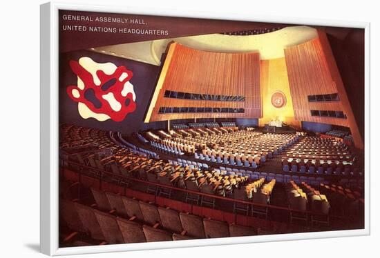 United Nations General Assembly Hall, New York City-null-Framed Art Print