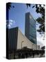 United Nations Headquarters Building, Manhattan, New York City, New York, USA-Amanda Hall-Stretched Canvas