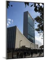 United Nations Headquarters Building, Manhattan, New York City, New York, USA-Amanda Hall-Mounted Photographic Print