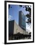 United Nations Headquarters Building, Manhattan, New York City, New York, USA-Amanda Hall-Framed Photographic Print