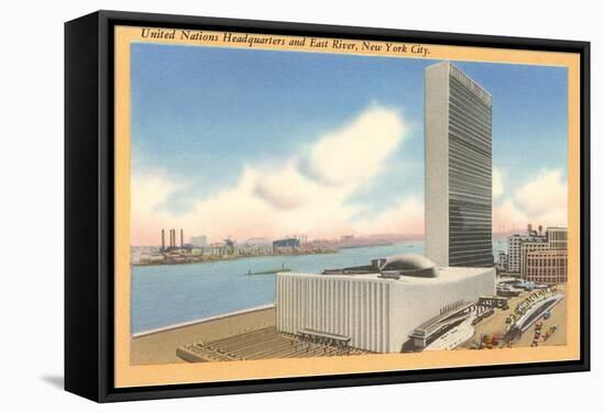 United Nations Headquarters, New York City-null-Framed Stretched Canvas