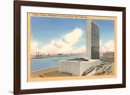 United Nations Headquarters, New York City-null-Framed Art Print