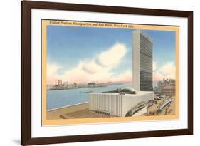 United Nations Headquarters, New York City-null-Framed Art Print