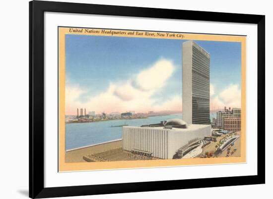 United Nations Headquarters, New York City-null-Framed Art Print