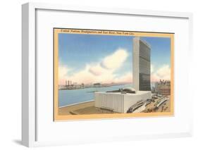 United Nations Headquarters, New York City-null-Framed Art Print