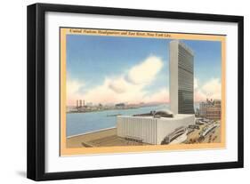 United Nations Headquarters, New York City-null-Framed Art Print