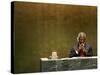 United Nations Secretary General Kofi Annan Listens to Statements Made by Members-Julie Jacobson-Stretched Canvas