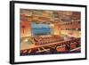 United Nations Trusteeship Council Chamber, New York City-null-Framed Art Print