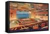 United Nations Trusteeship Council Chamber, New York City-null-Framed Stretched Canvas