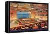 United Nations Trusteeship Council Chamber, New York City-null-Framed Stretched Canvas