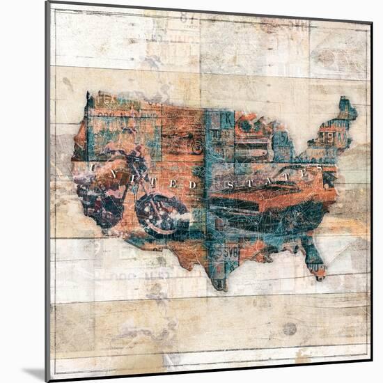 United Route-Jace Grey-Mounted Art Print