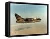 United States Air Force A-7D Corsair Jet Aircraft-null-Framed Stretched Canvas