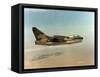 United States Air Force A-7D Corsair Jet Aircraft-null-Framed Stretched Canvas