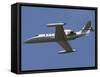 United States Air Forces Europe C-21A Learjet in Flight Over Germany-Stocktrek Images-Framed Stretched Canvas