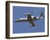 United States Air Forces Europe C-21A Learjet in Flight Over Germany-Stocktrek Images-Framed Photographic Print