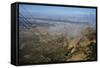 United States. Albuquerque. Panorama with Sandia Mountains from the Cable Car-null-Framed Stretched Canvas