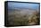 United States. Albuquerque. Panorama with Sandia Mountains from the Cable Car-null-Framed Stretched Canvas